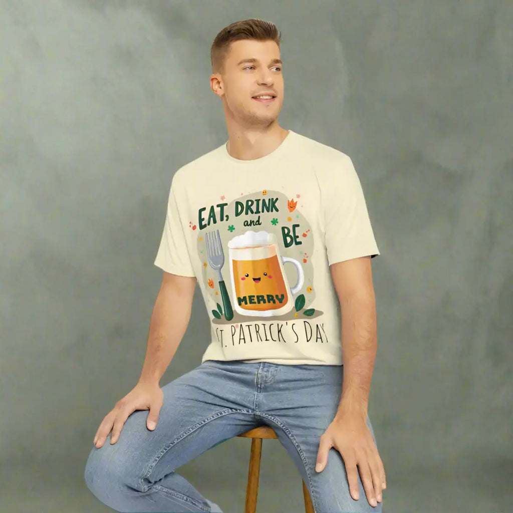 Epic Polyester Tee - Unbeatable Comfort Patrick's Day - DipaliZ