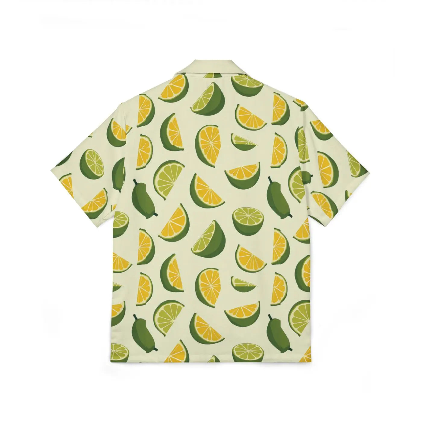 Tropical Citrus Camp Shirt - Summer Vacation Style - DipaliZ