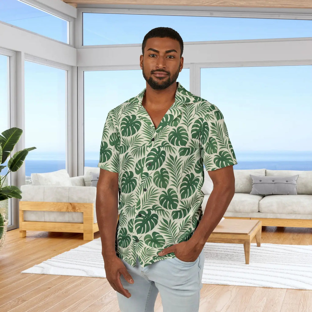 Premium Hawaiian Camp Shirt - Tropical Vibes Summer Style - DipaliZ