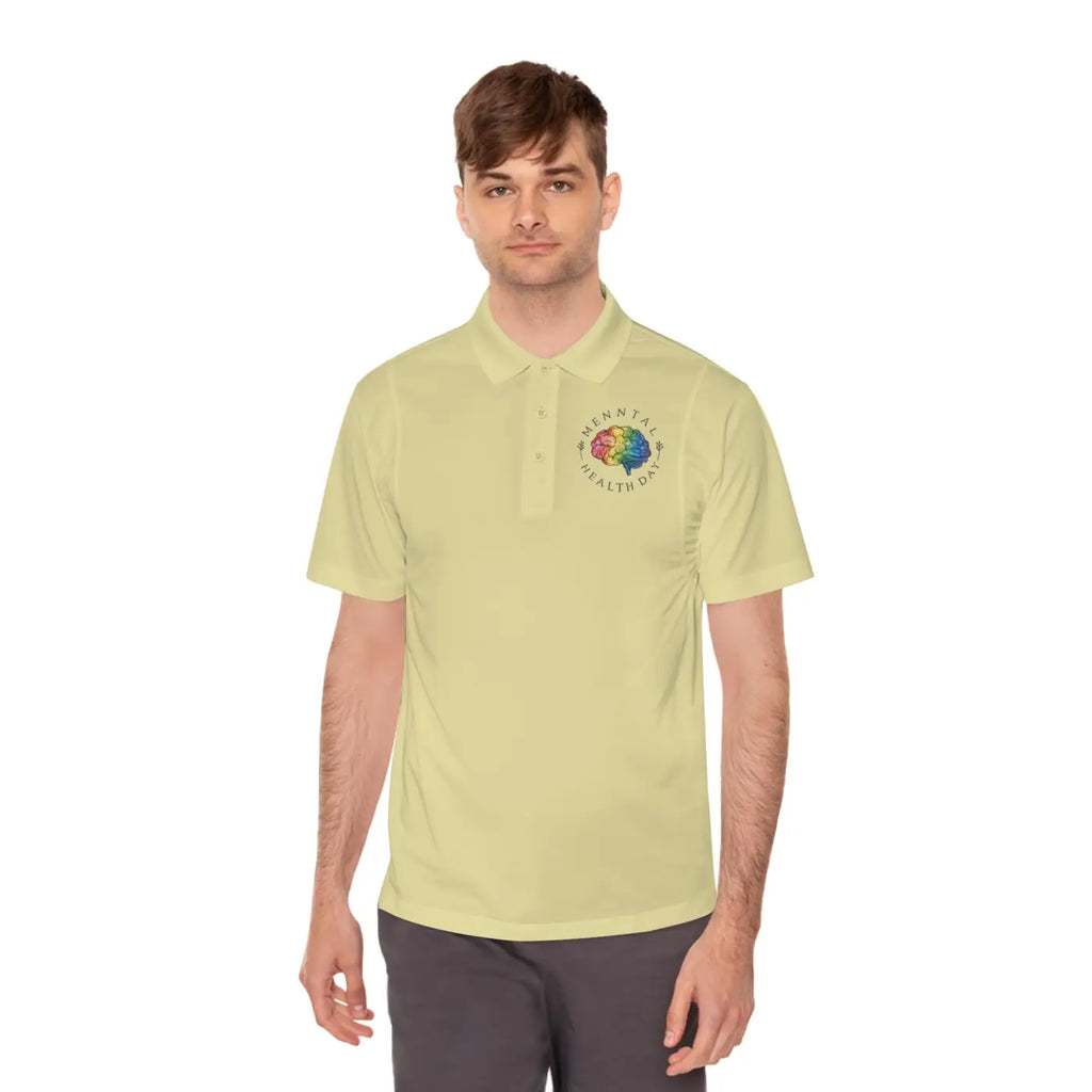 Sport Polo Shirt - Mental Health Day Classic Collar - DipaliZ