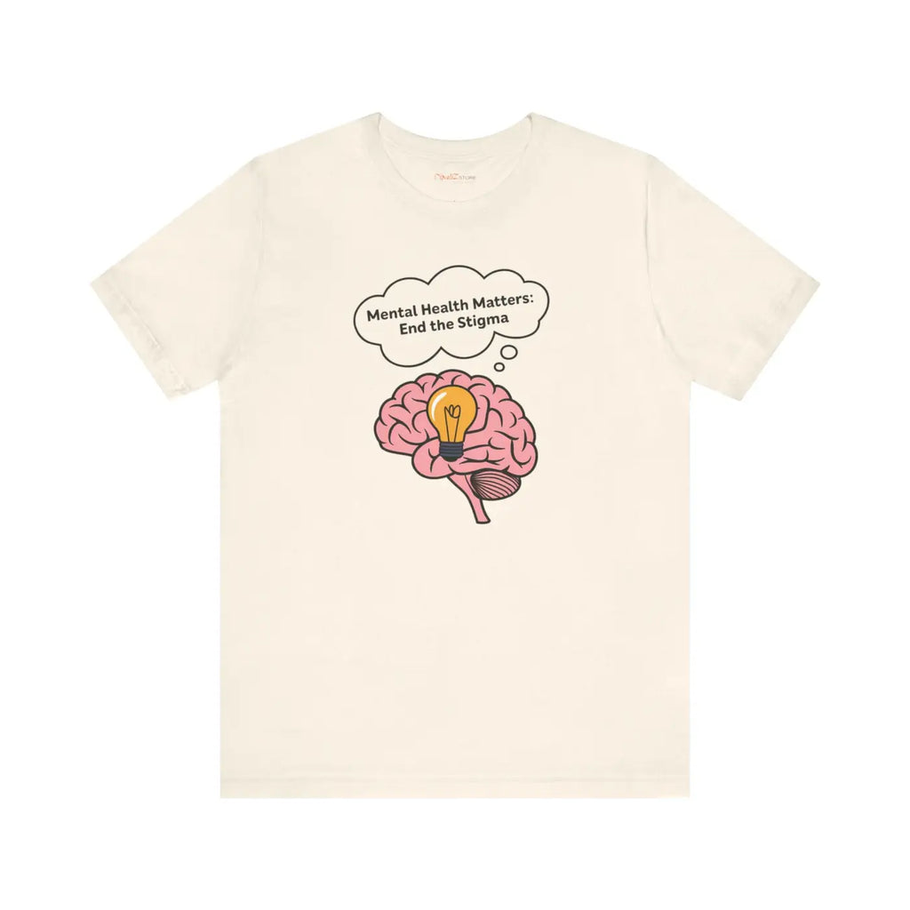 Mental Health Unisex Tee - End the Stigma Airlume Combed - DipaliZ