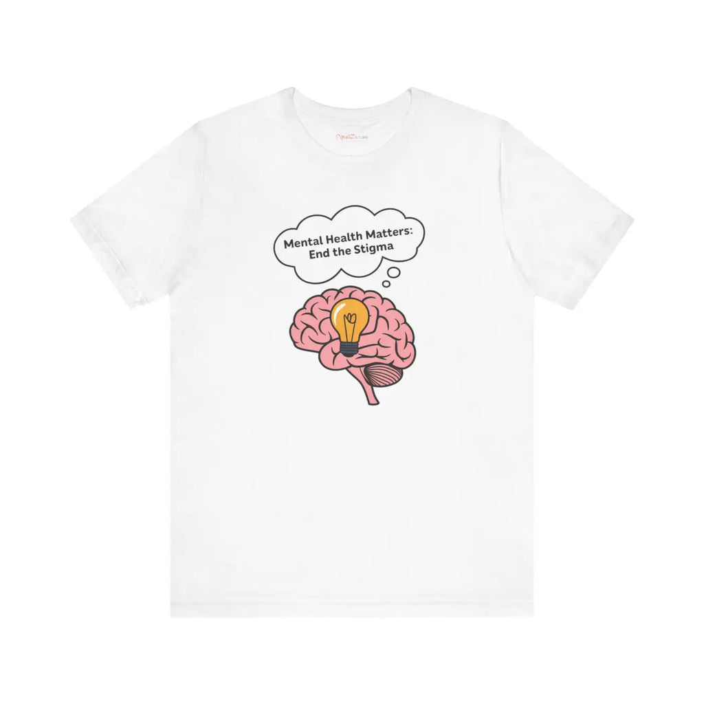 Mental Health Unisex Tee - End the Stigma Airlume Combed - DipaliZ