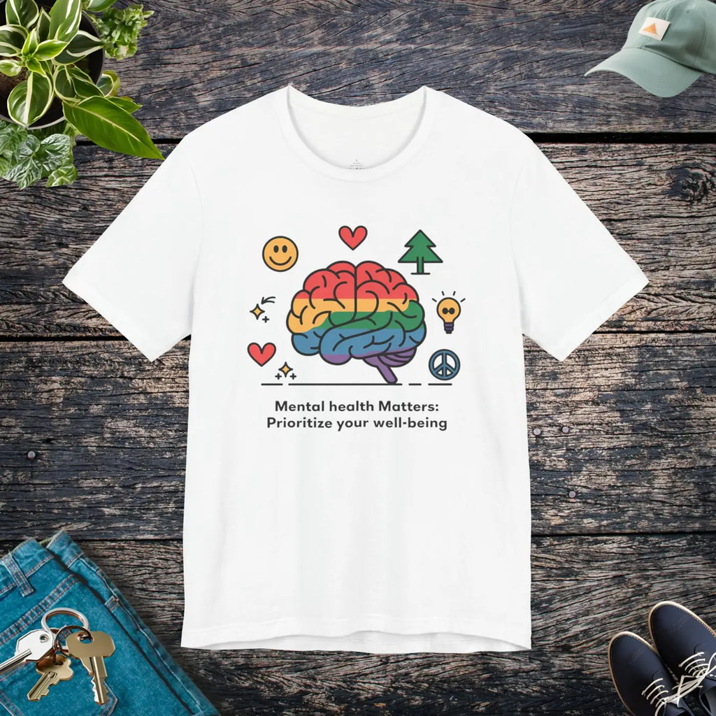 Mental Health Awareness Unisex Jersey Short Sleeve Tee - DipaliZ