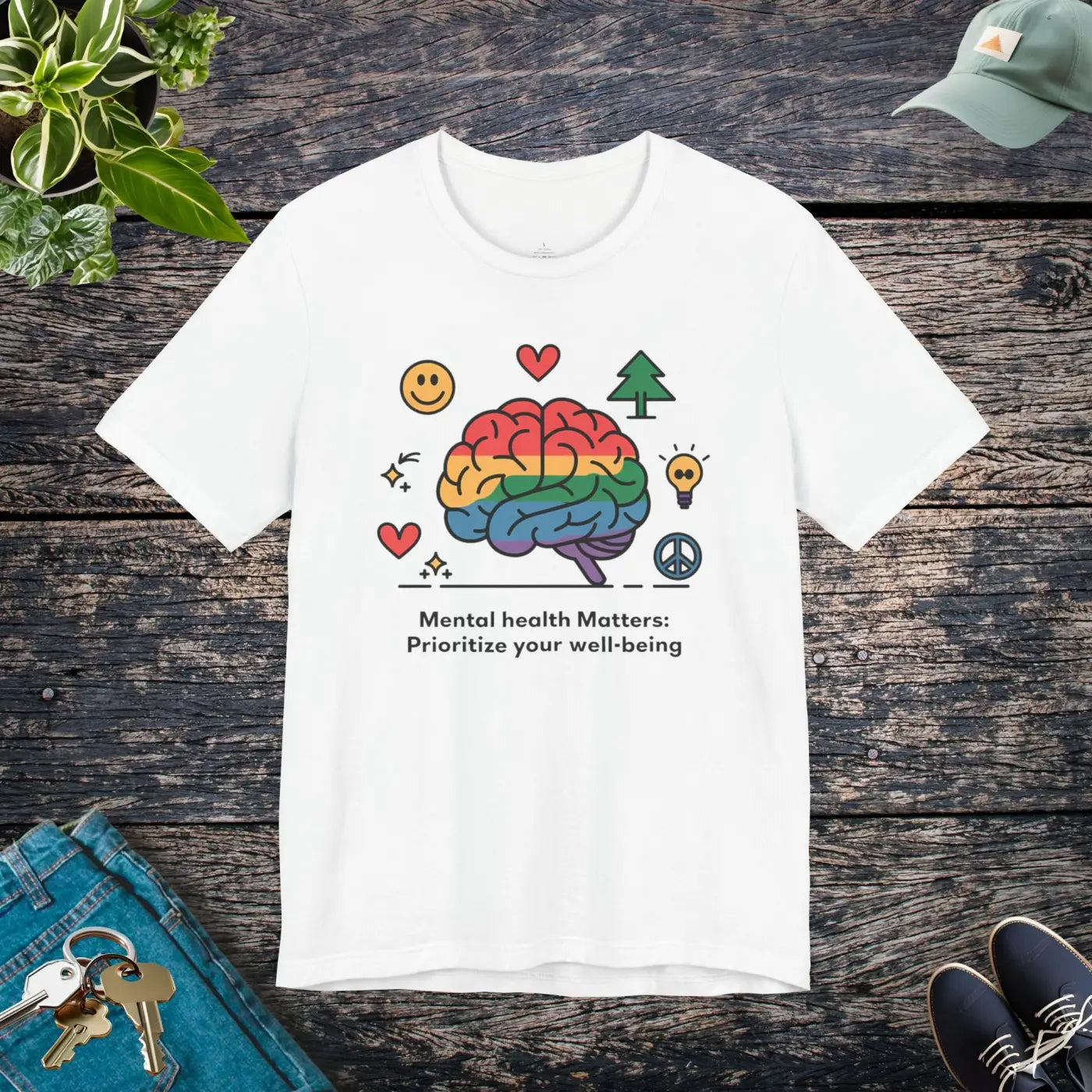 Mental Health Awareness Unisex Jersey Short Sleeve Tee - DipaliZ