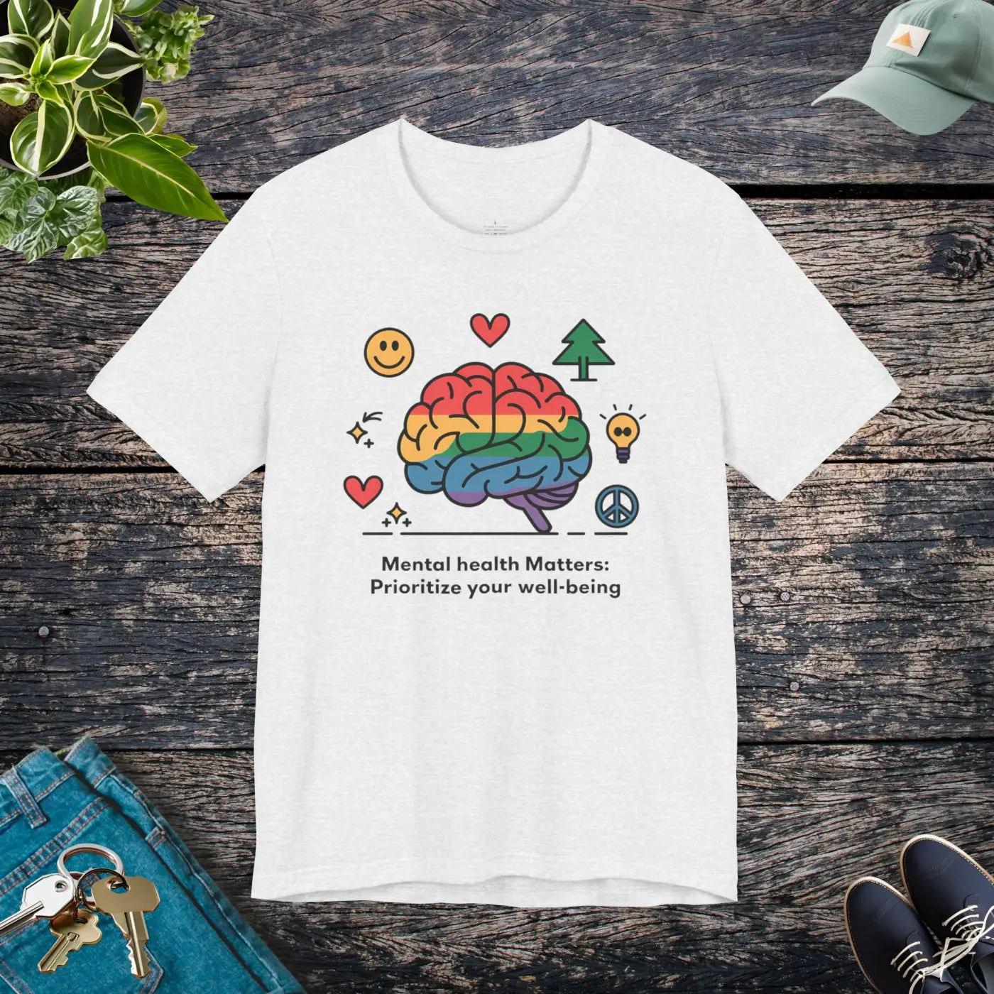 Mental Health Awareness Unisex Jersey Short Sleeve Tee - DipaliZ