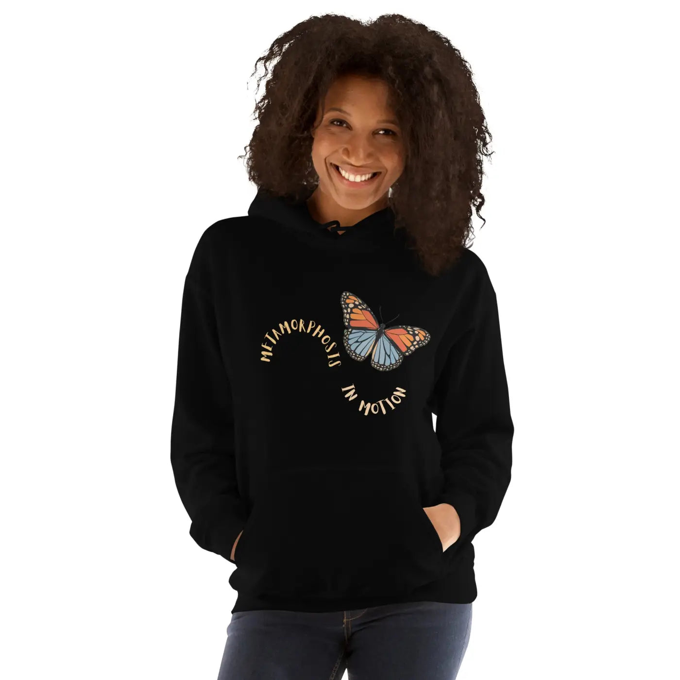 Butterfly Unisex Hoodie - Cloud Soft Stylish Design - DipaliZ