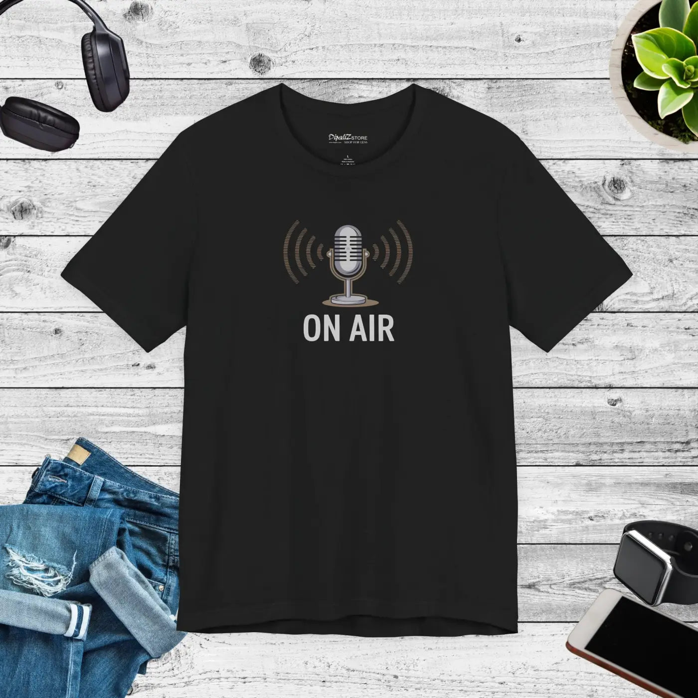 On Air Podcast Unisex Jersey Short Sleeve Tee - DipaliZ