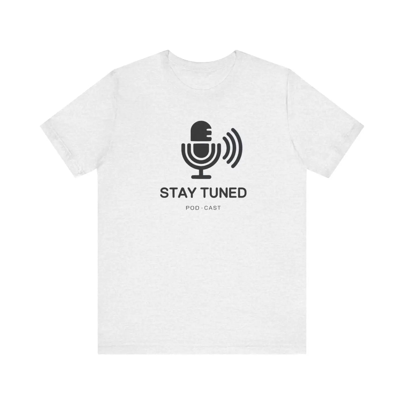 Stay Tuned Unisex Jersey Short Sleeve Tee - Microphone - DipaliZ