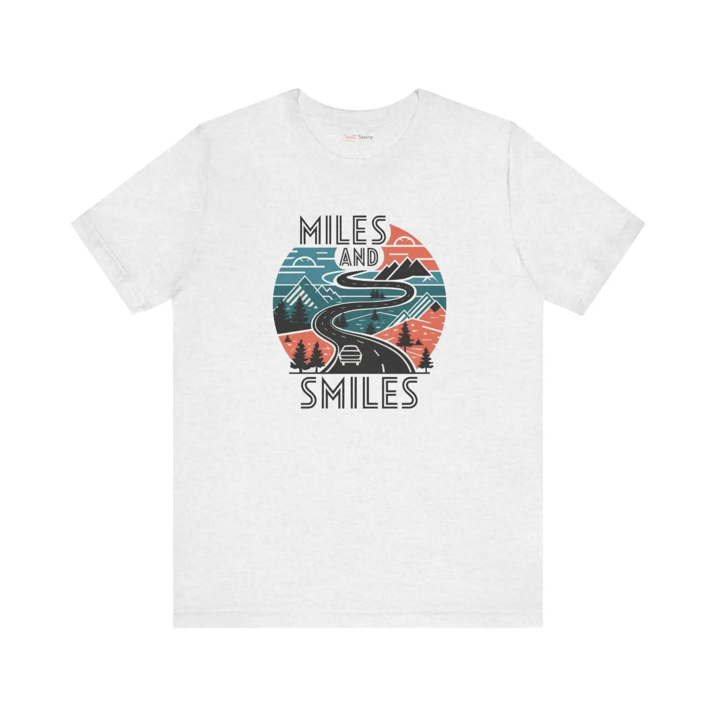 Unisex Jersey Short Sleeve Tee - Miles and Smiles - DipaliZ
