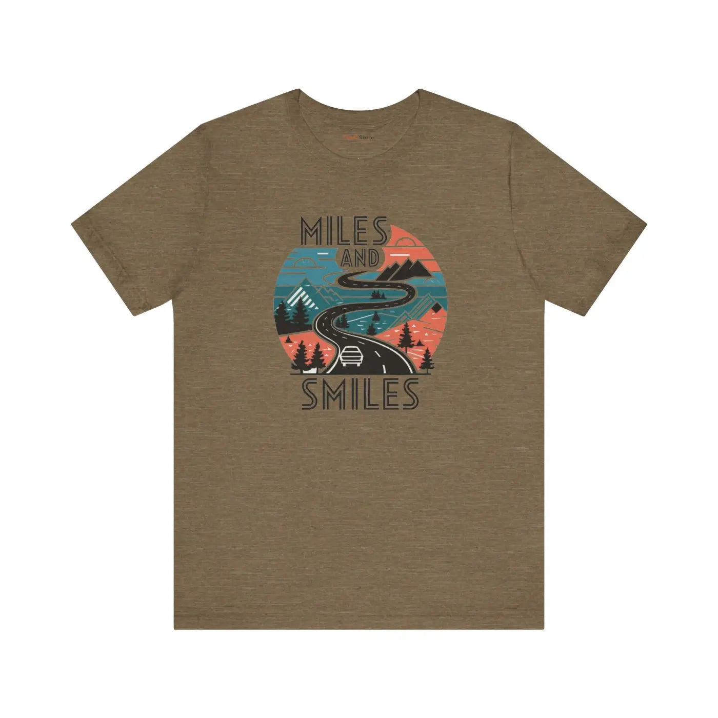 Unisex Jersey Short Sleeve Tee - Miles and Smiles - DipaliZ