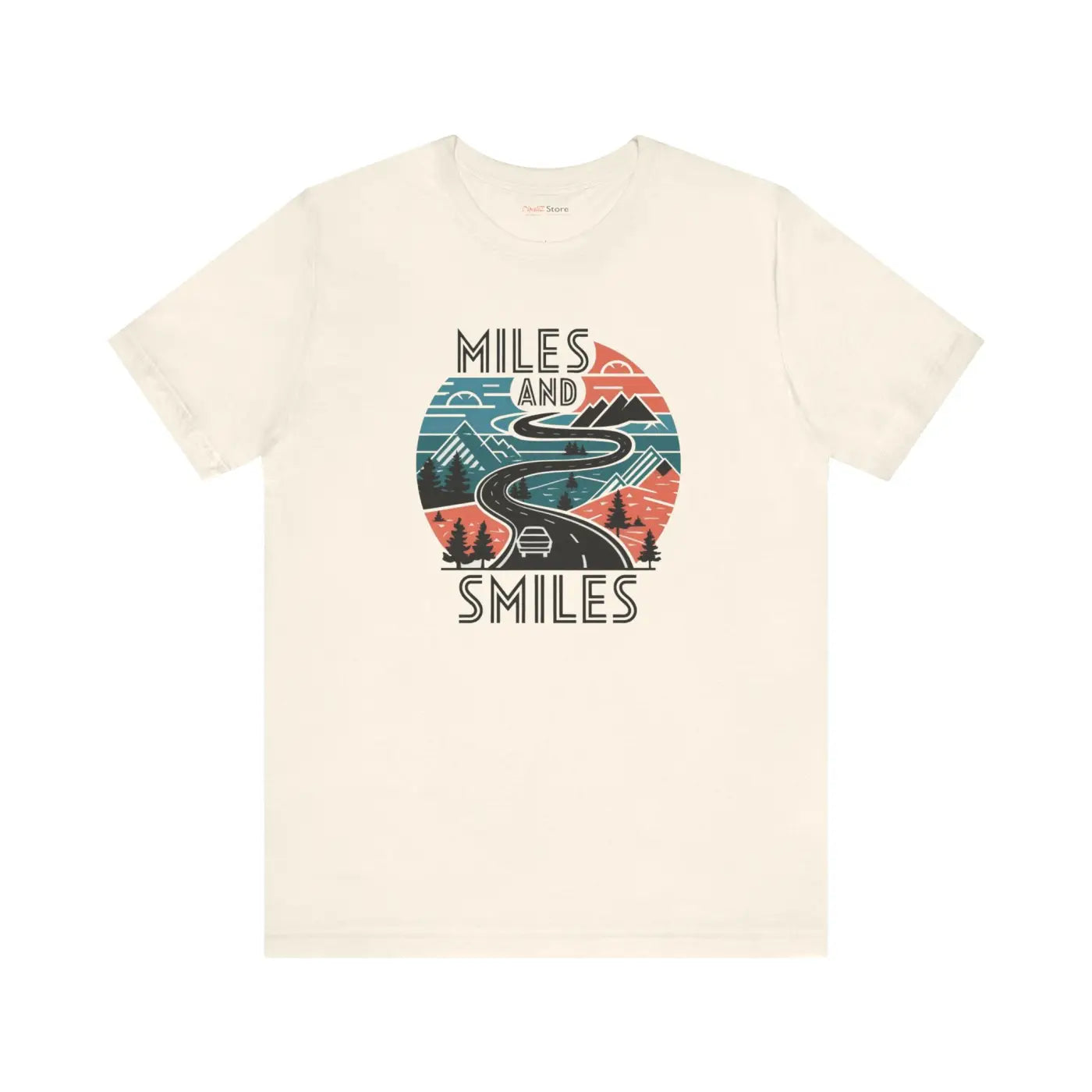 Unisex Jersey Short Sleeve Tee - Miles and Smiles - DipaliZ