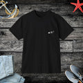 Hand-Drawn Fish With Bubbles Unisex Tee for Fish Lovers - DipaliZ