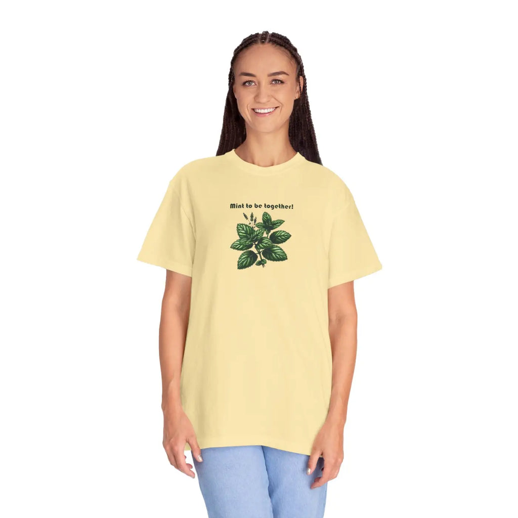 Garment-Dyed T-Shirt - Mint Carrots Comfort Colors Relaxed - DipaliZ