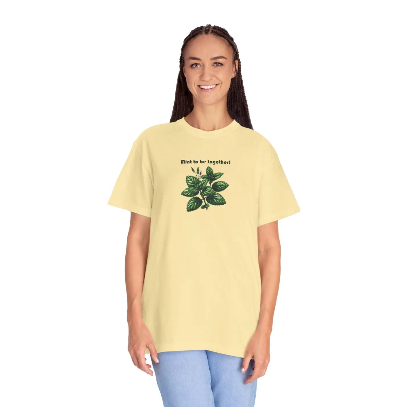 Garment-Dyed T-Shirt - Mint Carrots Comfort Colors Relaxed - DipaliZ
