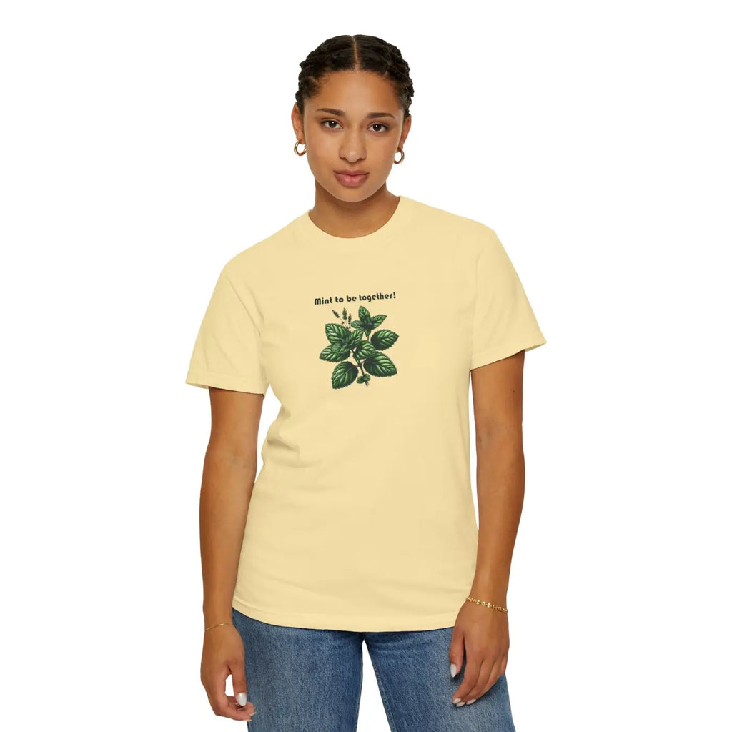 Garment-Dyed T-Shirt - Mint Carrots Comfort Colors Relaxed - DipaliZ