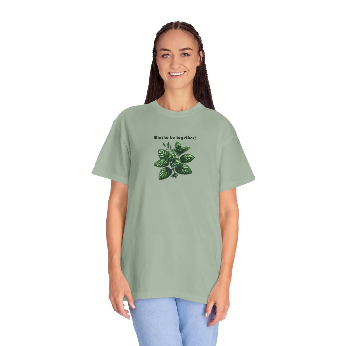 Garment-Dyed T-Shirt - Mint Carrots Comfort Colors Relaxed - DipaliZ