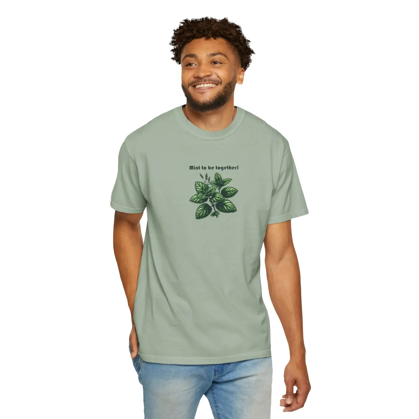 Garment-Dyed T-Shirt - Mint Carrots Comfort Colors Relaxed - DipaliZ