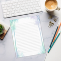 Forest Landscape Notepad - Misty Morning Tear-Away Pages - DipaliZ
