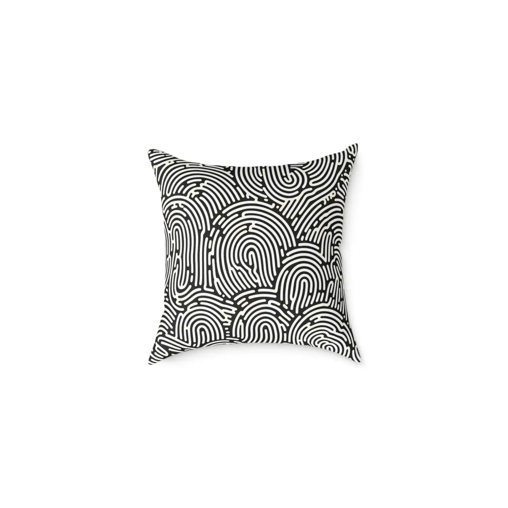 Modern Abstract Pattern Square Pillow - Cozy Accent Piece - DipaliZ
