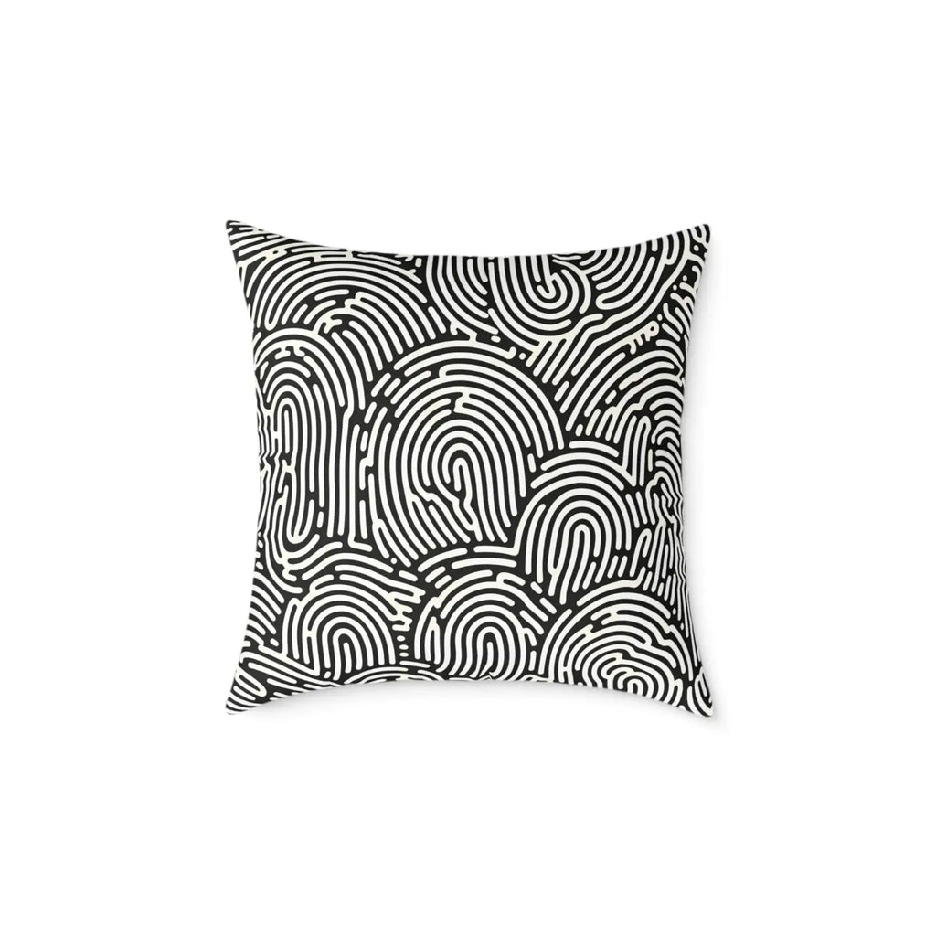Modern Abstract Pattern Square Pillow - Cozy Accent Piece - DipaliZ