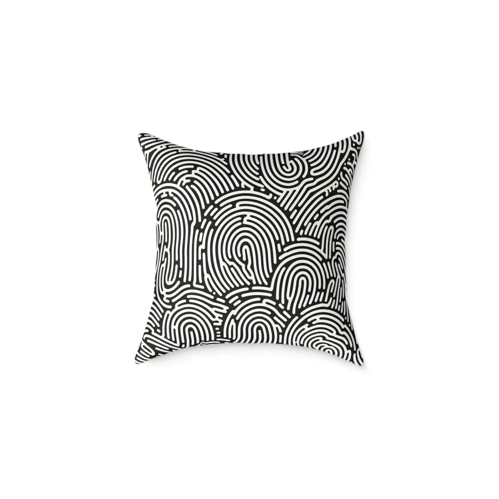 Modern Abstract Pattern Square Pillow - Cozy Accent Piece - DipaliZ