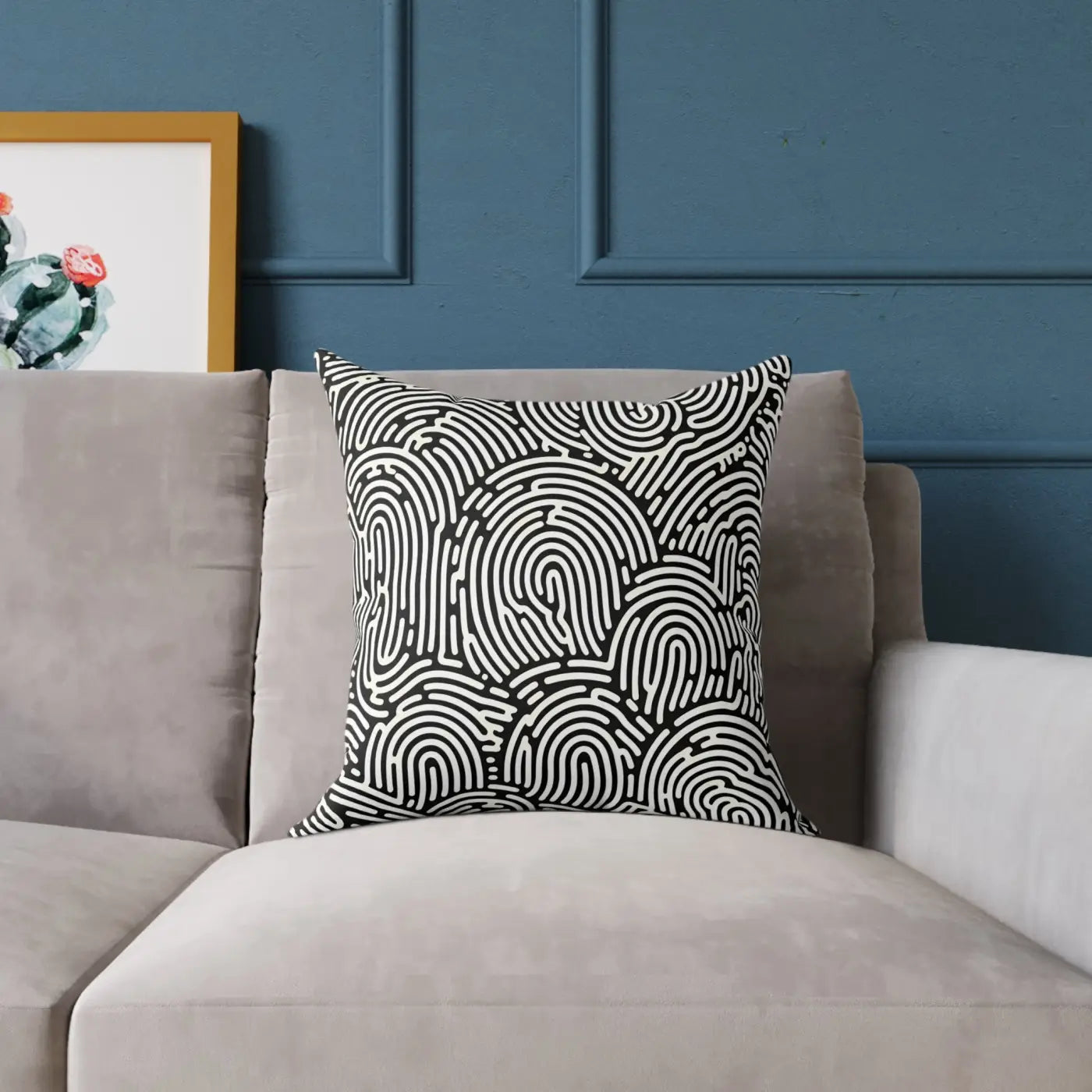 Modern Abstract Pattern Square Pillow - Cozy Accent Piece - DipaliZ