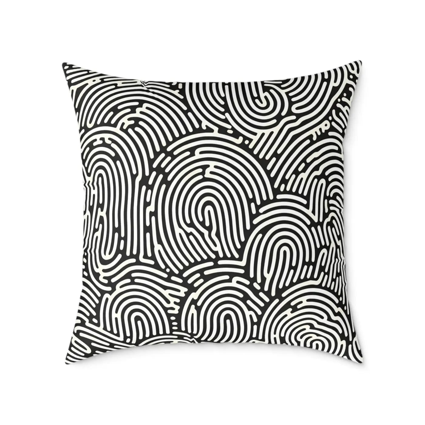 Modern Abstract Pattern Square Pillow - Cozy Accent Piece - DipaliZ