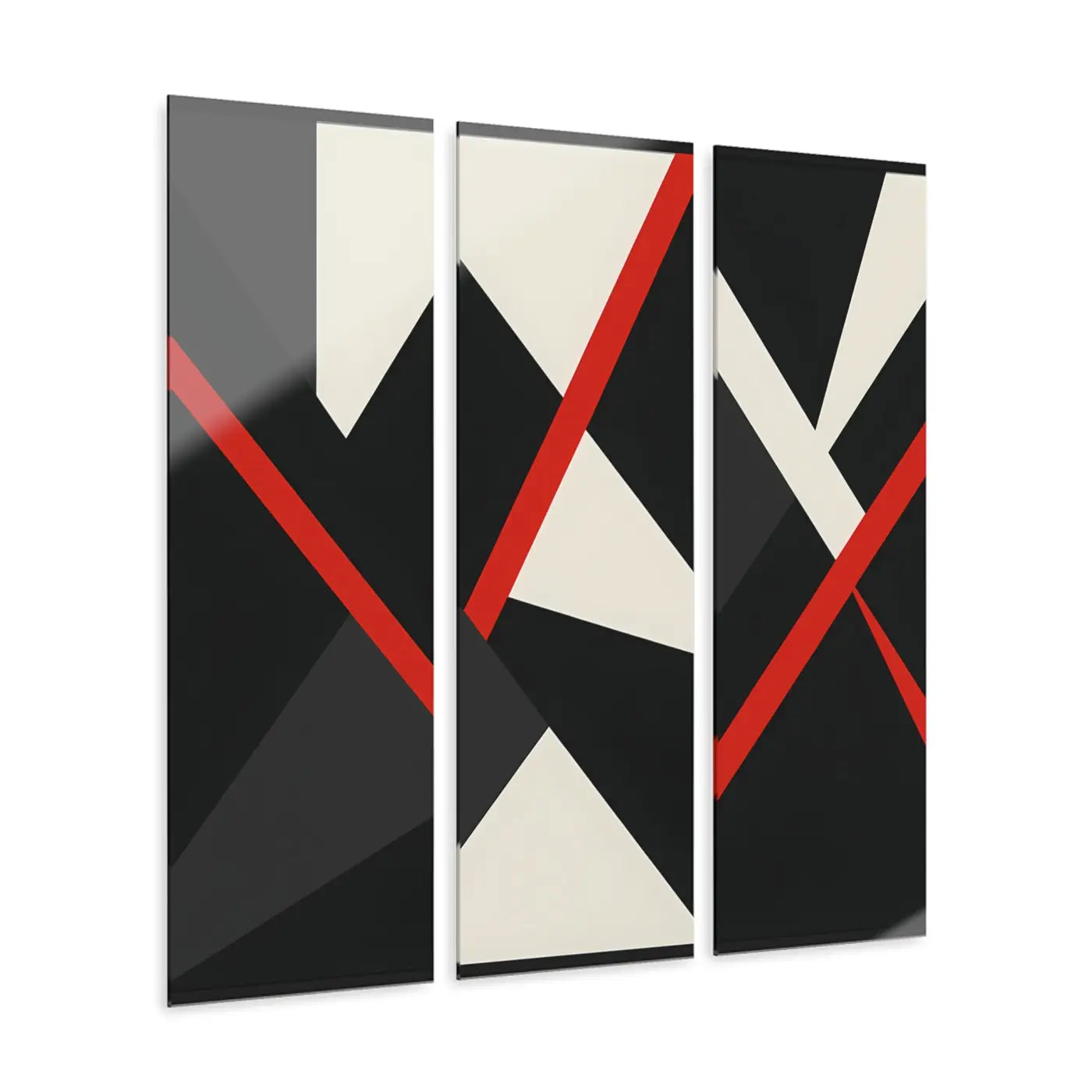 Modern Abstract Triptych Acrylic Prints Wall Art Set - DipaliZ