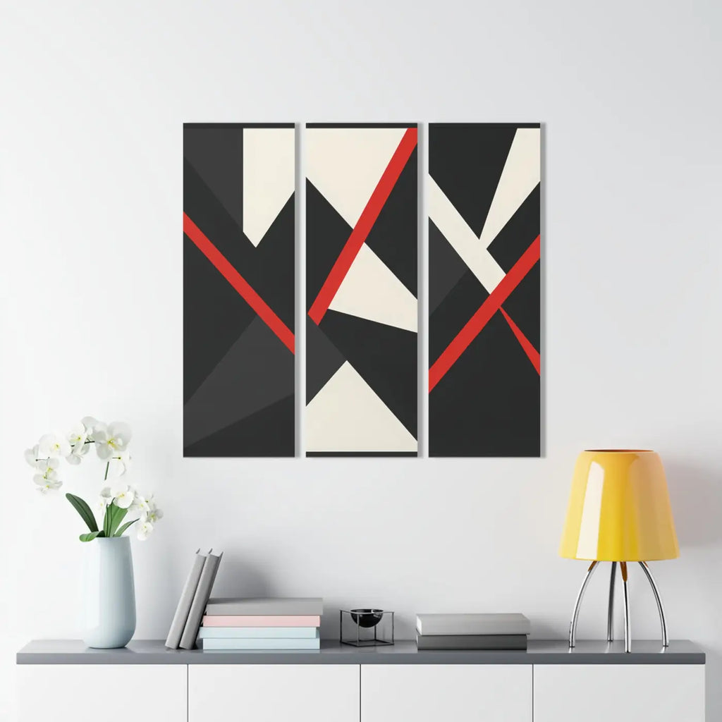 Modern Abstract Triptych Acrylic Prints Wall Art Set - DipaliZ