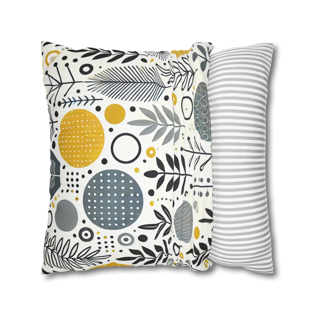 Vibrant Spun Polyester Square Pillowcase - Affordable Comfort - DipaliZ