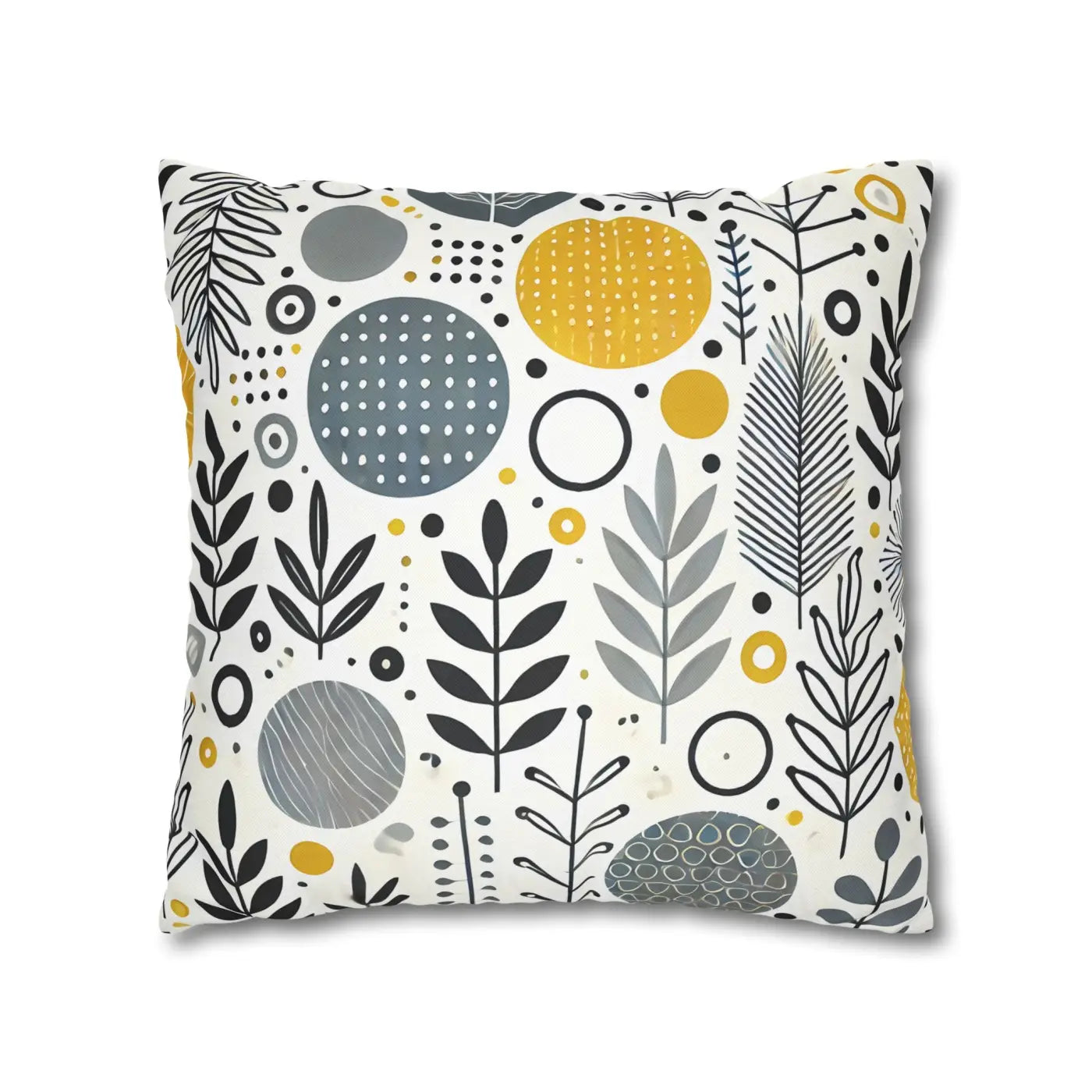 Vibrant Spun Polyester Square Pillowcase - Affordable Comfort - DipaliZ
