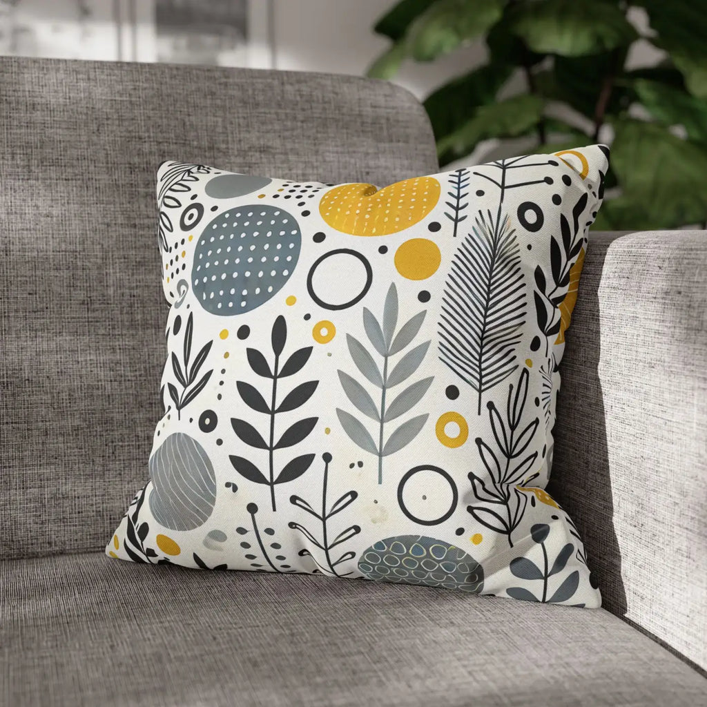 Vibrant Spun Polyester Square Pillowcase - Affordable Comfort - DipaliZ