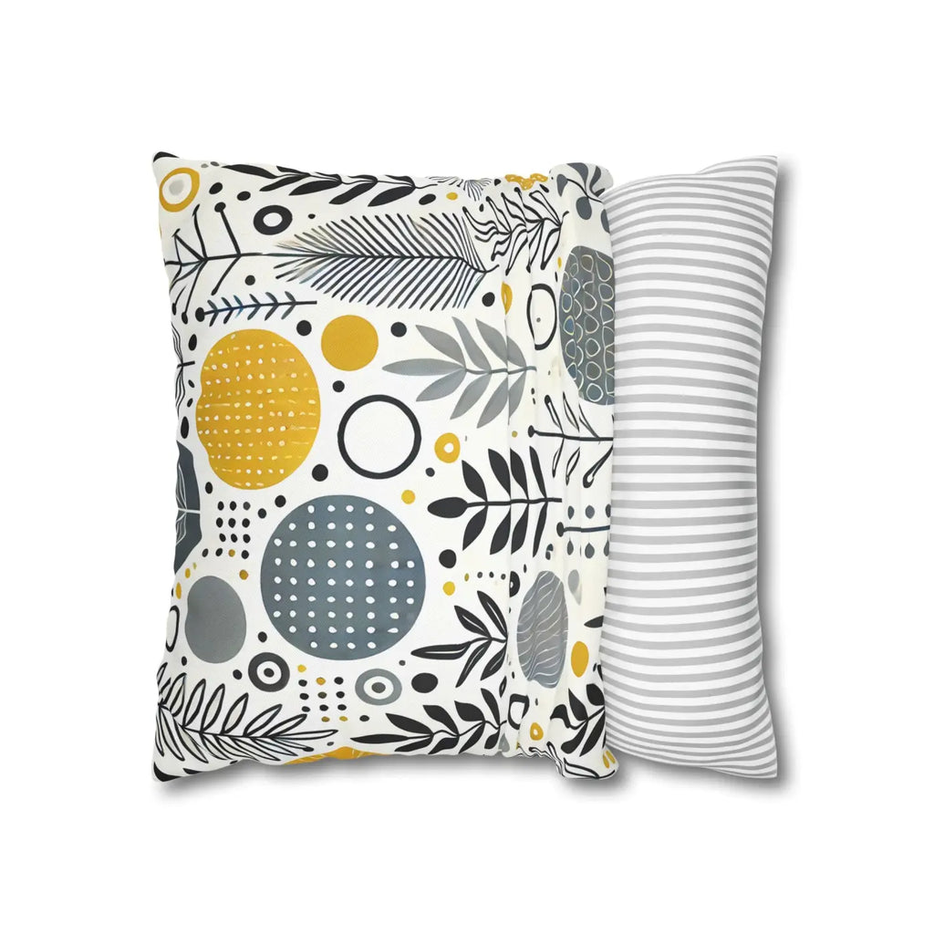 Vibrant Spun Polyester Square Pillowcase - Affordable Comfort - DipaliZ