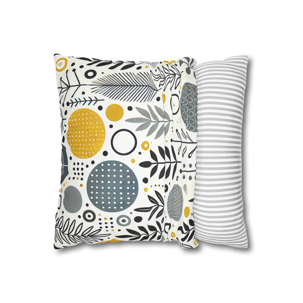 Vibrant Spun Polyester Square Pillowcase - Affordable Comfort - DipaliZ