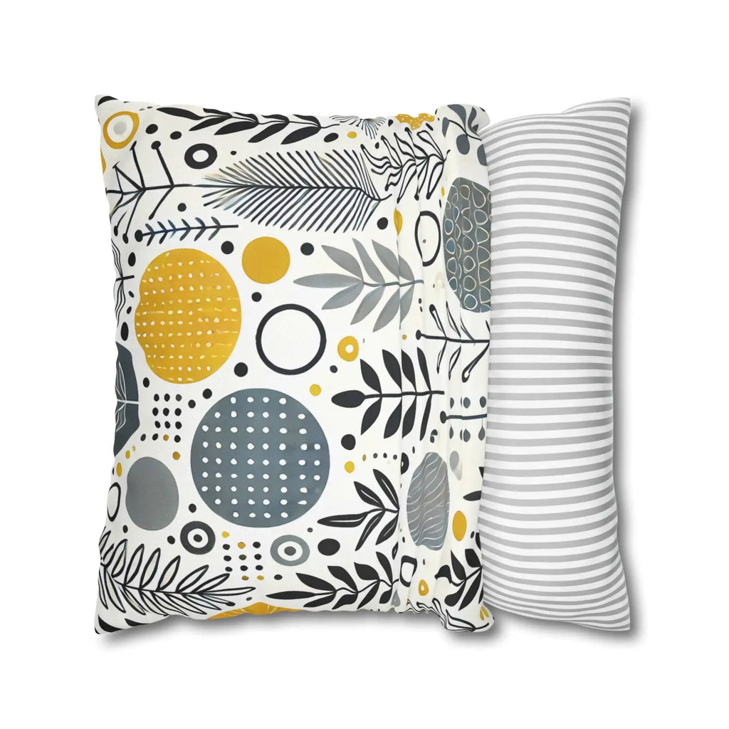 Vibrant Spun Polyester Square Pillowcase - Affordable Comfort - DipaliZ