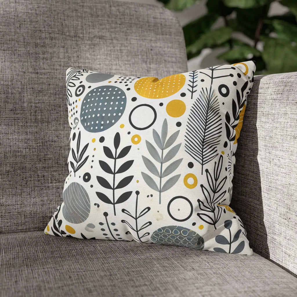 Vibrant Spun Polyester Square Pillowcase - Affordable Comfort - DipaliZ