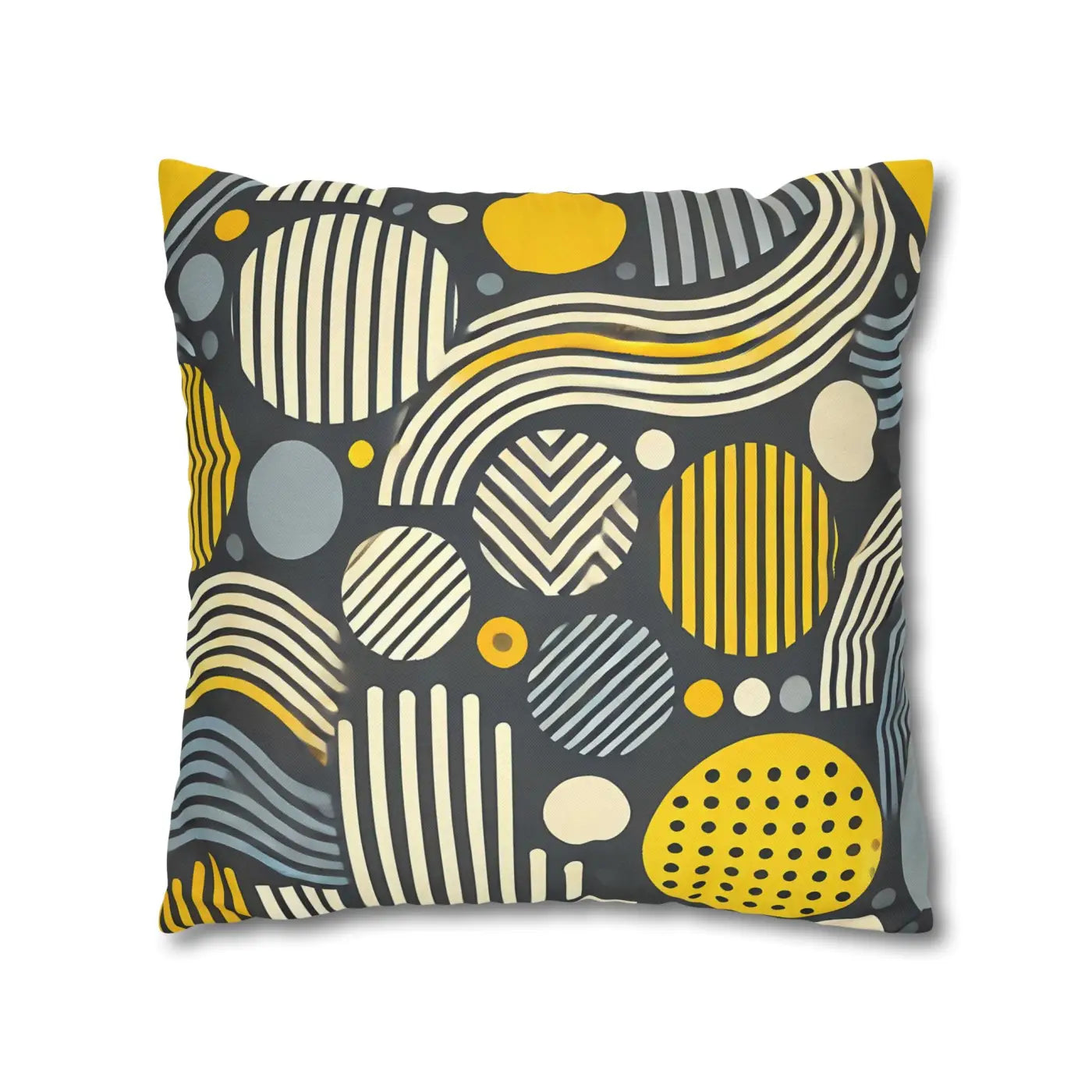 Modern Geometric Pillowcase - Spun Polyester Home Decor - DipaliZ