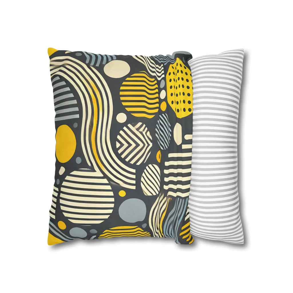 Modern Geometric Pillowcase - Spun Polyester Home Decor - DipaliZ