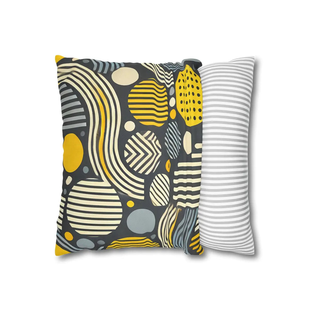 Modern Geometric Pillowcase - Spun Polyester Home Decor - DipaliZ