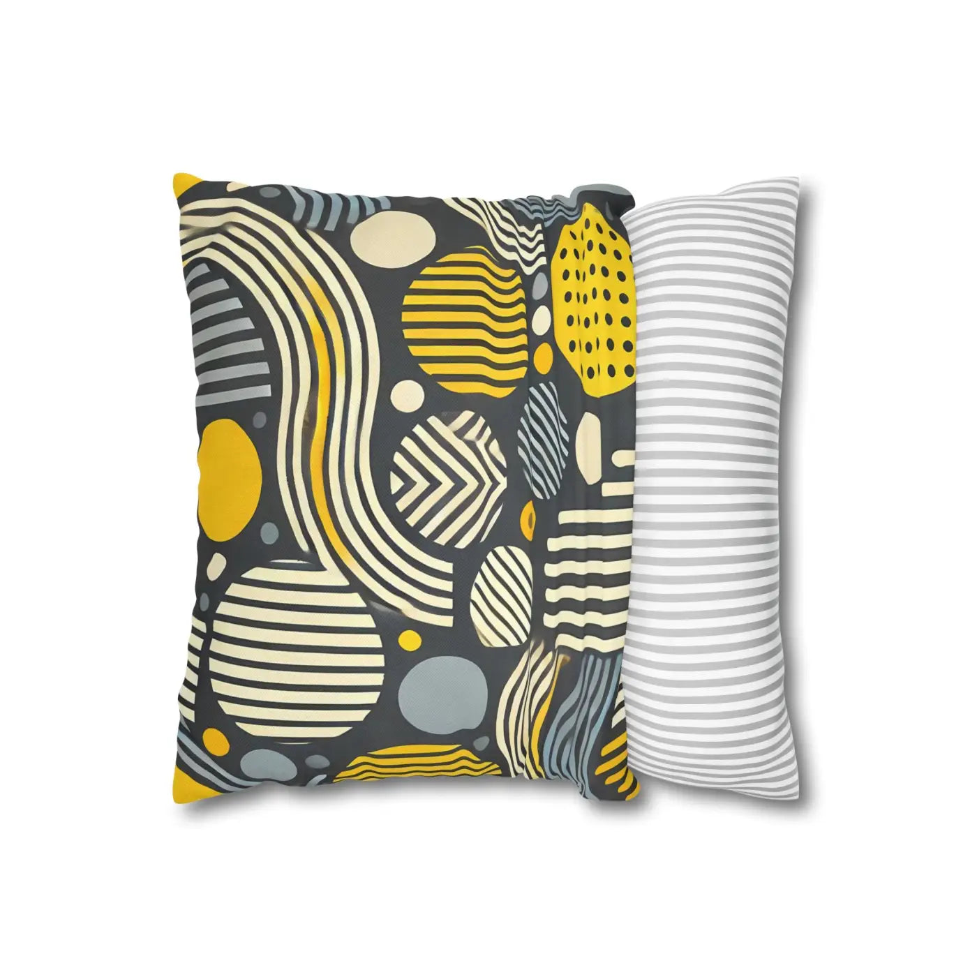 Modern Geometric Pillowcase - Spun Polyester Home Decor - DipaliZ
