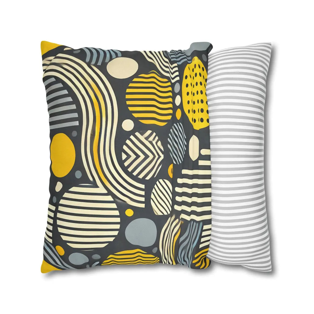 Modern Geometric Pillowcase - Spun Polyester Home Decor - DipaliZ