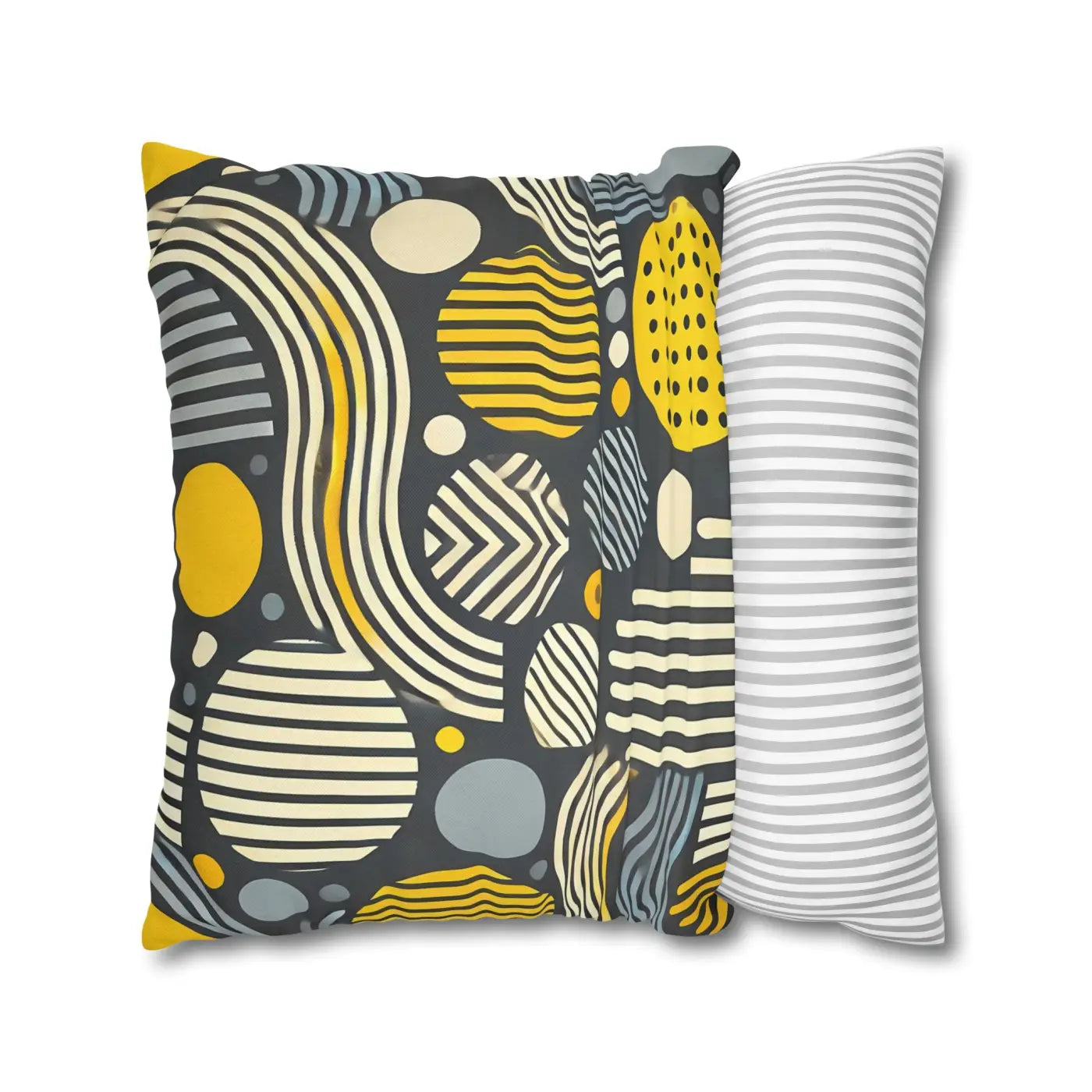 Modern Geometric Pillowcase - Spun Polyester Home Decor - DipaliZ