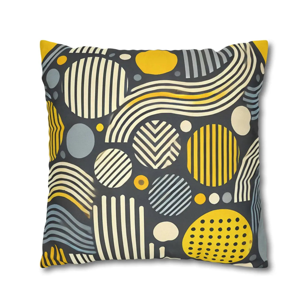 Modern Geometric Pillowcase - Spun Polyester Home Decor - DipaliZ