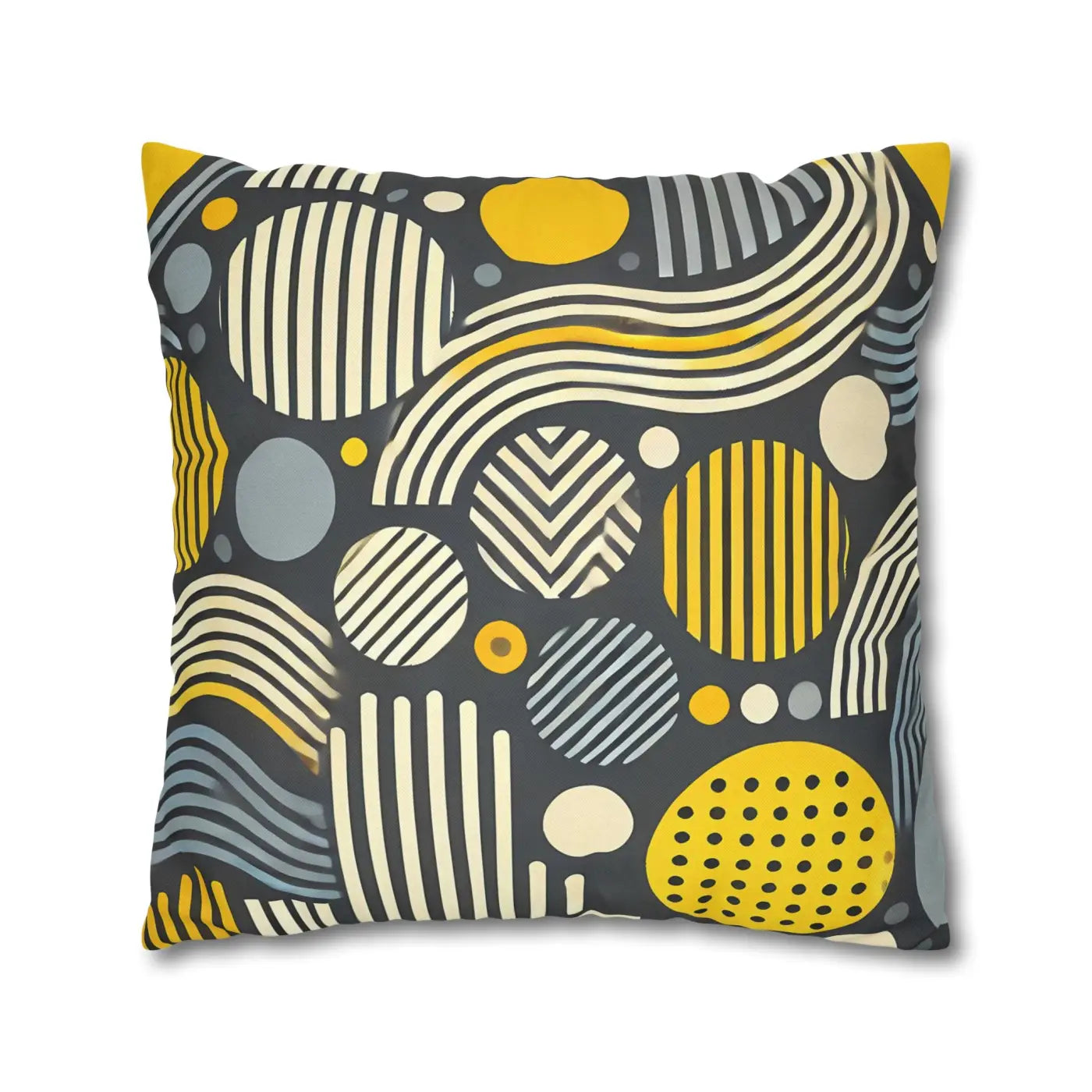Modern Geometric Pillowcase - Spun Polyester Home Decor - DipaliZ