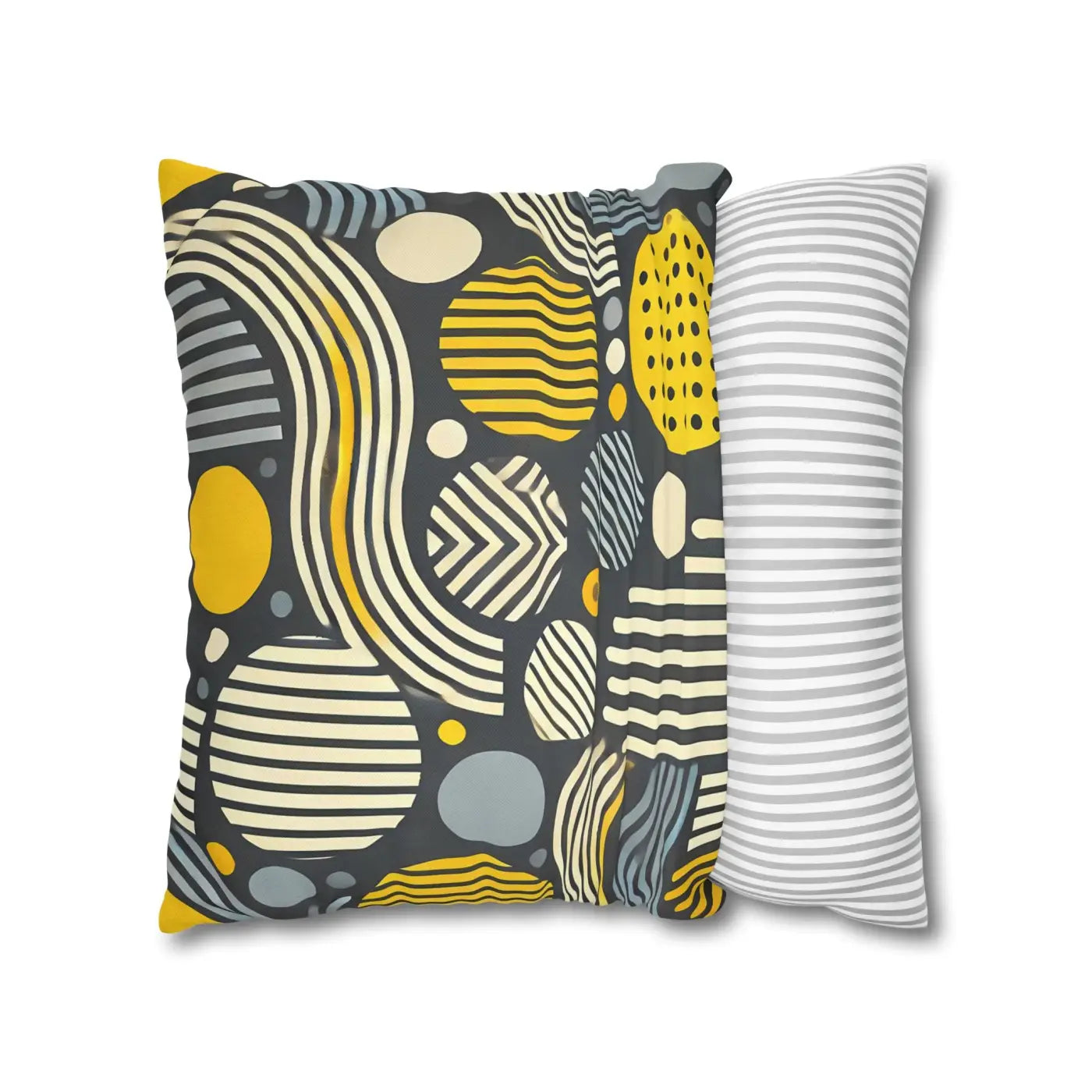 Modern Geometric Pillowcase - Spun Polyester Home Decor - DipaliZ