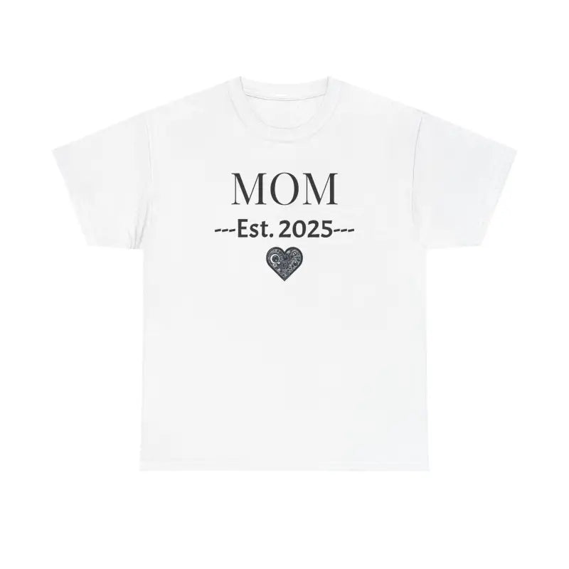 Deluxe T-Shirt - Mom Established 2025 New Mom - DipaliZ