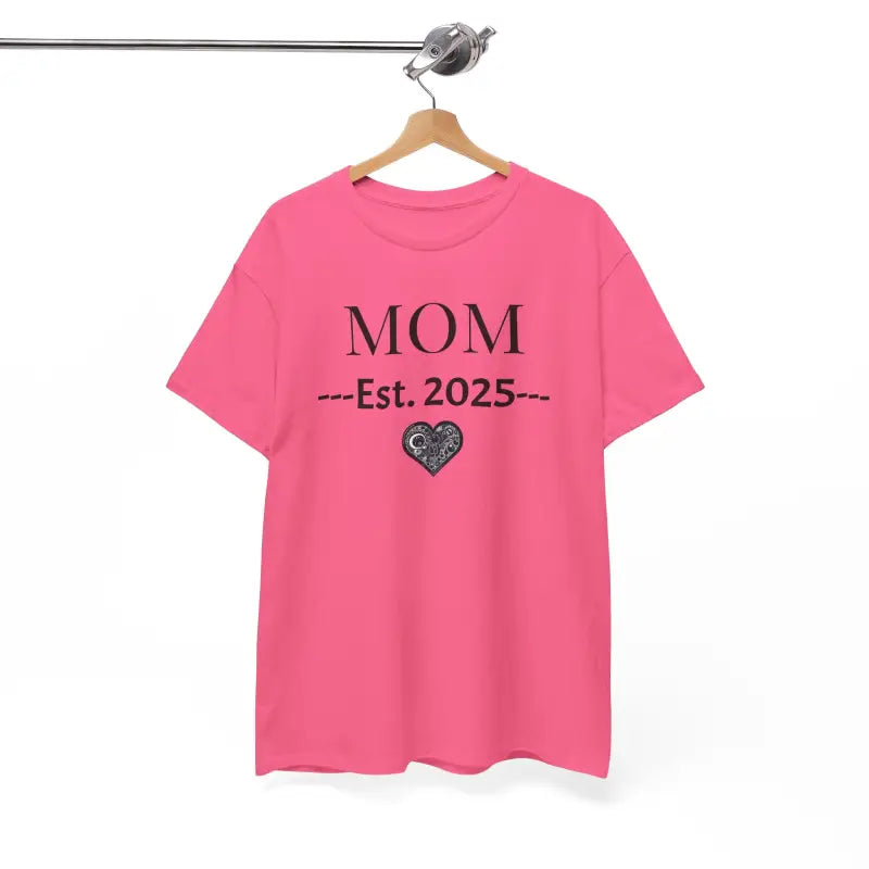 Deluxe T-Shirt - Mom Established 2025 New Mom - DipaliZ