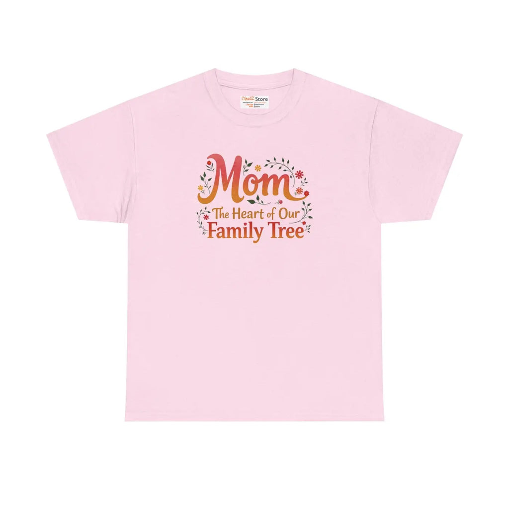 Mom Family Tree Heavy Cotton Tee - Unisex Comfort - DipaliZ