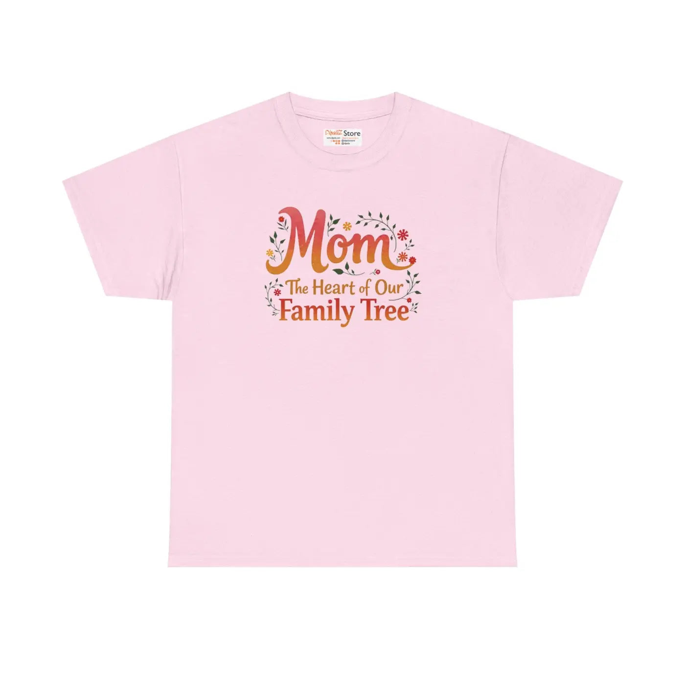 Mom Family Tree Heavy Cotton Tee - Unisex Comfort - DipaliZ