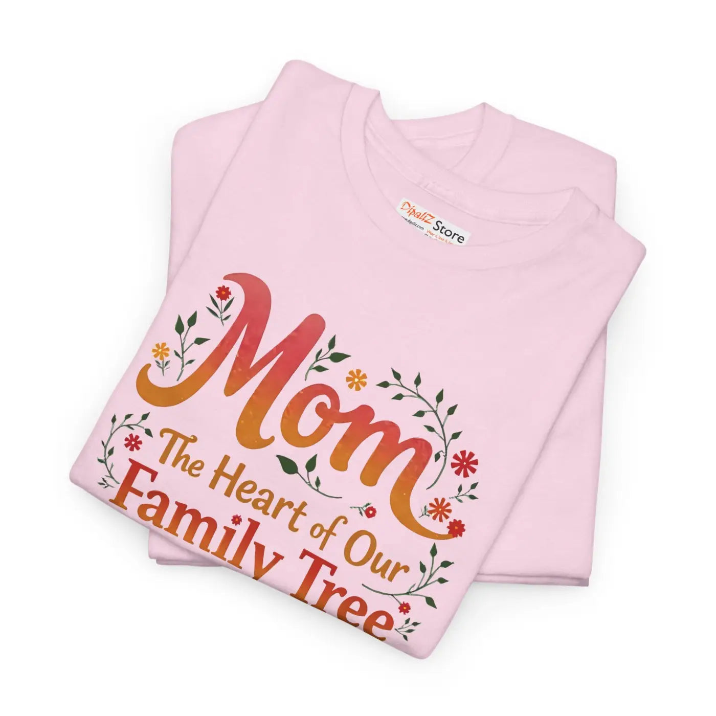Mom Family Tree Heavy Cotton Tee - Unisex Comfort - DipaliZ